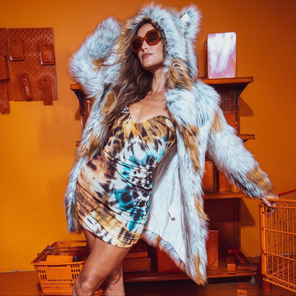 Spirithoods Arctic Fox Classic Faux Fur Coat